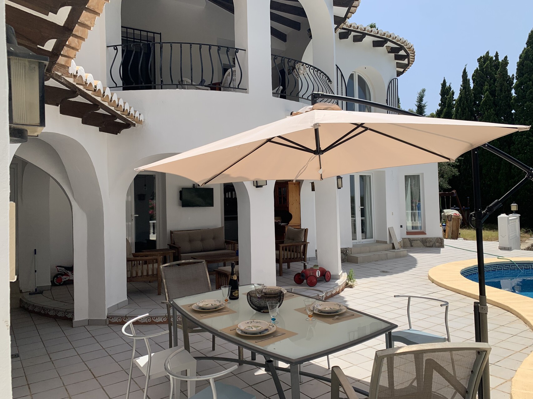 Villa de style méditerranéen à Moraira Ref : 552
